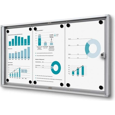 A-Z Reklama CZ Scritto Economy informační vitrína s protipožární certifikací SCXS B1 3 x A4