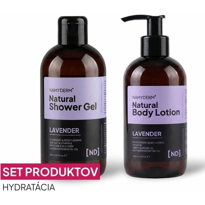 NAMYDERM® | Lavender | Prírodné telové mlieko | Hydratácia pokožky | 250ml