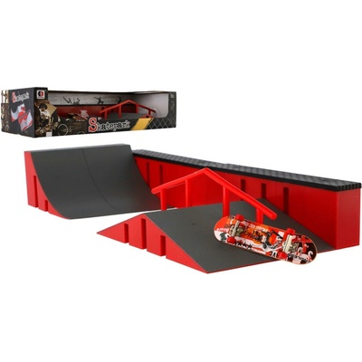 Teddies Skatepark skateboard prstový skrutkovací plast 9cm