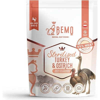 BEMO Cat Sterilised Turkey & Ostrich 0,5 kg