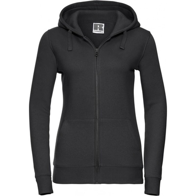 Russell women's sweatshirt with hood and zipper Authentic šedá