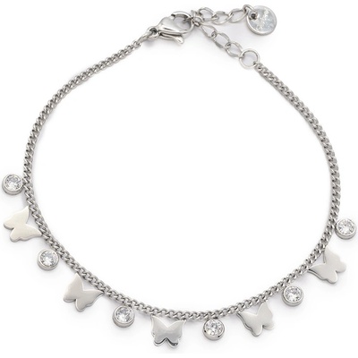 BRUNOshop.cz Náramek MOTÝLCI s kamínky S4505