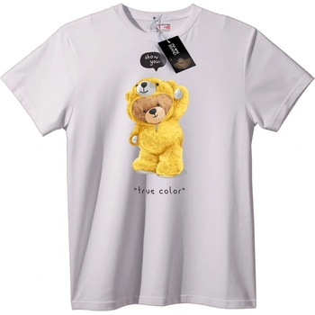 NOONEBRAND Тениска с истинския цвят на мечка - 6XL, Black