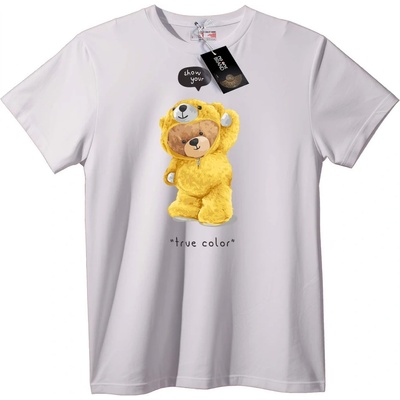 NOONEBRAND Тениска с истинския цвят на мечка - 6XL, Black