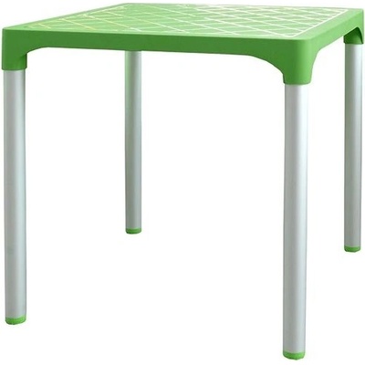 MEGAPLAST VIVA 72 x 72 x 72 cm, AL nohy, zelený