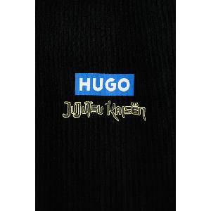 HUGO Blue Памучна блуза с дълги ръкави HUGO x Jujutsu Kaisen (50554835)