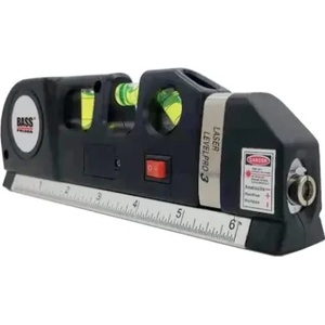 Bass polska Лазерен нивелир с ролетка и линийка 4 в 1 bass polska 1464/ 250 см (1464)
