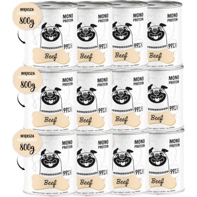 Pepe Mono Protein Hovädzie 12 x 800 g