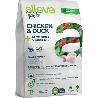 Alleva Holistica Cat Dry Adult Chicken & Duck 1,5 kg