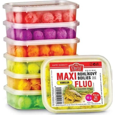 CHytil Rohlíkový boilies Maxi FLUO 20 mm, 65g česnek