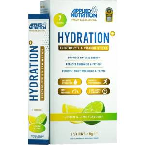 Applied Nutrition Hydration + Electrolyte & Vitamin Powder Stick Packs [7 x 8 грама] Лимон и лайм