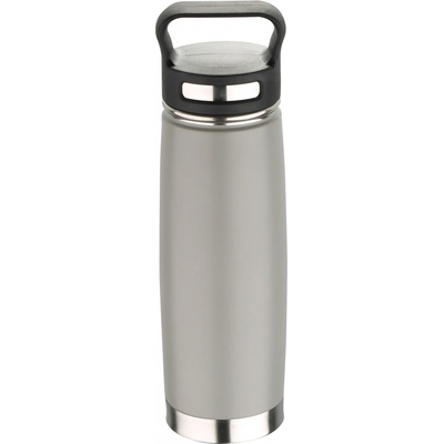Bergner Walking Anywhere Termoska z nehrdzavejúcej ocele 500 ml dvojitá stena s rukoväťou sivá