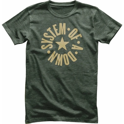 System of a Down Circle Star Logo Olive Heather