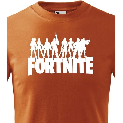 Dětské tričko Fortnite Oranžová Canvas Dětské tričko Bezvatriko.cz 1