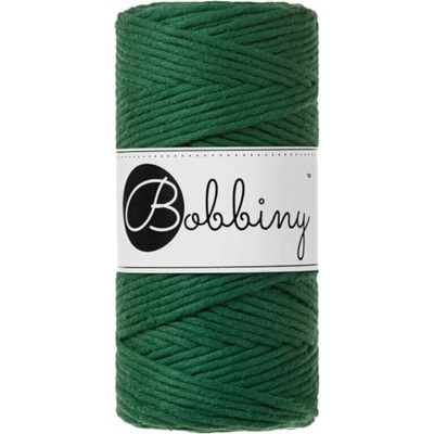 Bobbiny Macrame Cord 3 mm 100 m Pine Green Špagát