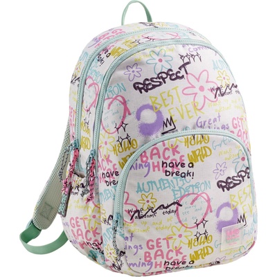 Miquelrius batoh Rebel, Triple Oslo, 27 l, 3 kapsy, rPET, pastelově bílý