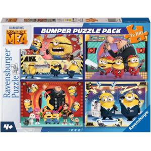 Ravensburger - Puzzle 4x100 Minions - Despicable Me - 100 piese