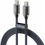 Voltage USB-C / USB-C Voltage PureCrystal 100W PD 100cm cable black