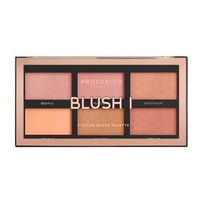 Profusion Cosmetics Blush Palette - Палитра с 6 цвята руж