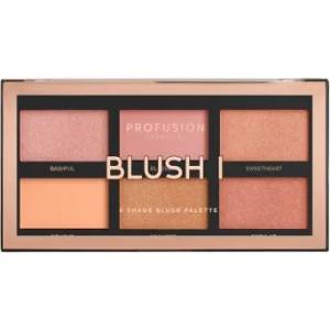 Profusion Cosmetics Blush Palette - Палитра с 6 цвята руж