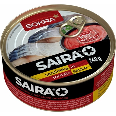 Sokra Saira Sardinela v paradajkovej omáčke 240 g