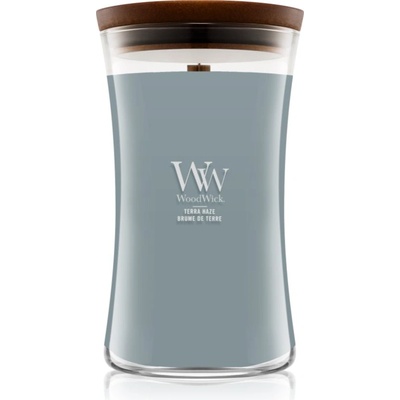 WoodWick Terra Haze ароматна свещ с дървен фитил 610 гр