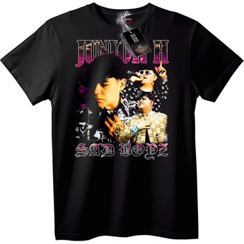 NOONEBRAND Тениска Junior H Sad Boyz - M, Black