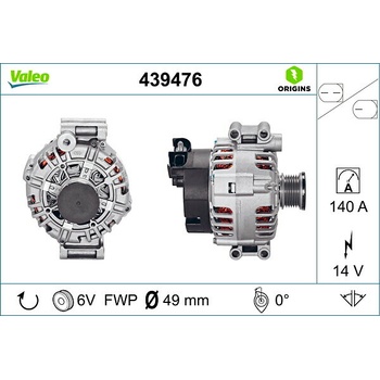 Alternátor VALEO 439476