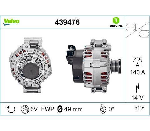 Alternátor VALEO 439476