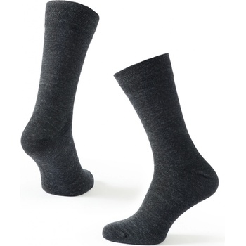 Zulu ponožky Diplomat Merino tmavě šedá