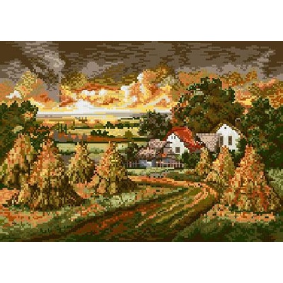 Казанлъшки гоблени Гоблен По жътва Puppets (Унгарски)