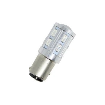 Диодна крушка ba15s с 16 ултраярки диода и лупа единична светлина Червен