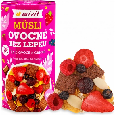 Mixit ovocné müsli bez lepku 290 g