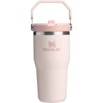 STANLEY Светлорозов термос от неръждаема стомана 600 ml IceFlow Flip Straw 2.0 Tumbler Rose Quartz - Stanley (100000108475)