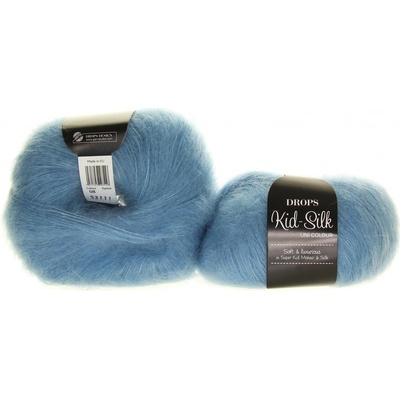 Drops Kid-Silk 08 světlá džínově modrá