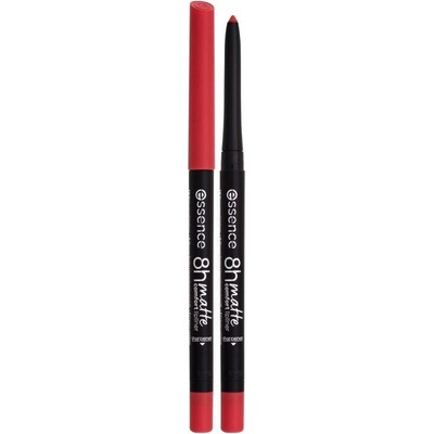 Essence 8H Matte Comfort dlhotrvajúca ceruzka na pery s matným efektom 09 fiery red 0,3 g