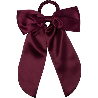 SLIP Silk Hair Bow Crimson