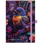 STREET Бележник с ластик Bird A6 96л тв. корица