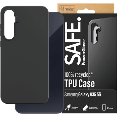 Panzer Гръб Safe за Samsung Galaxy A35 5G, TPU, Черен