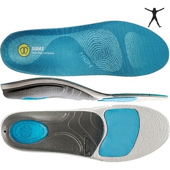 SIDAS 3Feet Comfort CZ Високи стелки за обувки (CSE3F12CZSMU_HI)