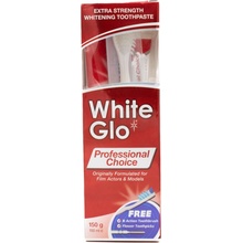 White glo professional zubní pasta choice 150 ml + zubní kartáček 1 ks dárková sada