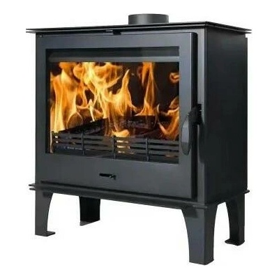 Tim Sistem TS-L ECO 9,72 kW vývod horní 150 mm na tuhé palivo bez výměníku černé