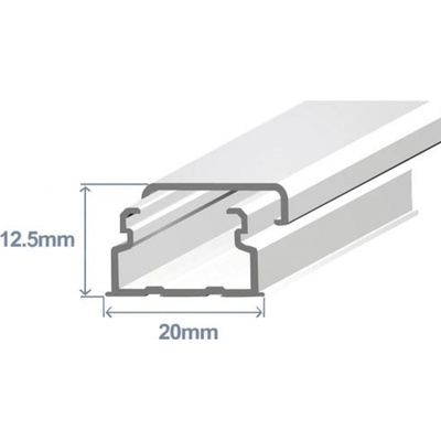 EFAPEL Кабелен канал 20 x 12.5 мм (10030 CBR)