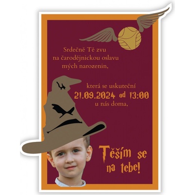 Personal Personalizované pozvánky Harry Potter – Zboží Dáma