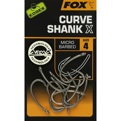 Fox Edges Curve Shank X Hooks veľ.4 10 ks