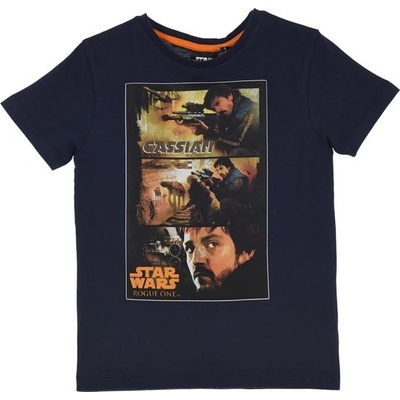 Sun city dětské tričko Star Wars Cassian Andor bavlna modrá