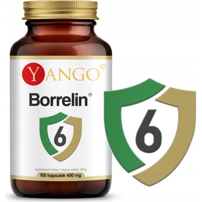Yango borrelin 6 podpora lymskej choroby 100 vegánskych kapsúl