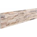 vidaXL Стенни панели 10 бр. 100 x 25 cm Бяло и червено EPS пяна (42046109)