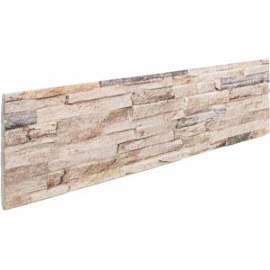 vidaXL Стенни панели 10 бр. 100 x 25 cm Бяло и червено EPS пяна (42046109)