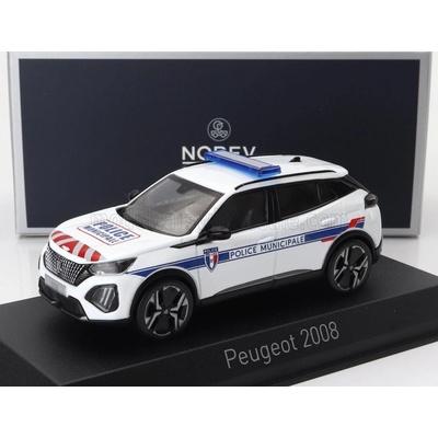 NOREV NOREV PEUGEOT 2008 POLICE MUNICIPALE 2024 WHITE 1:43